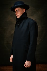 Image 2 of Pip Coat - Black wool