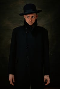 Image 8 of Pip Coat - Black wool