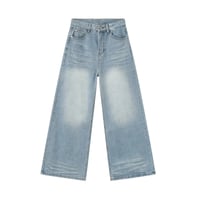 Image 1 of Men's High Street Washed Denim Pants