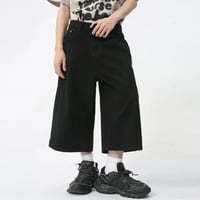 Image 5 of  Men's Cropped Wide Leg Jeans