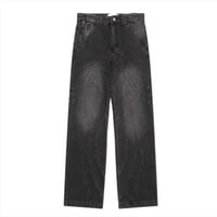 Image 1 of Men's Vintage Patchwork Flare Jeans