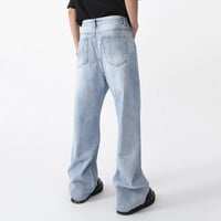 Image 2 of Men's Vintage Wide Leg Denim Trousers