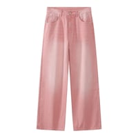 Image 8 of Men's Vintage Style Wide Leg Jeans