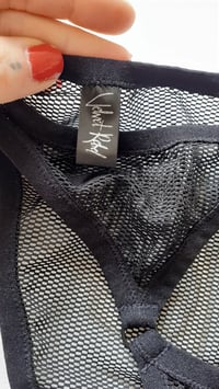 Image 2 of The FLOOZY knickers in black powermesh