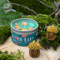 Image 5 of Acorn Baby Candles - Wood Sage & Sea Salt 