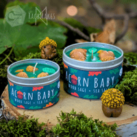 Image 10 of Acorn Baby Candles - Wood Sage & Sea Salt 