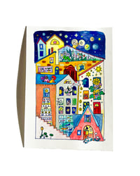 Image 1 of A5 - La maison de la lune - illustration originale