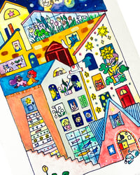 Image 3 of A5 - La maison de la lune - illustration originale