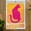 Cats in Colour calendar 2025