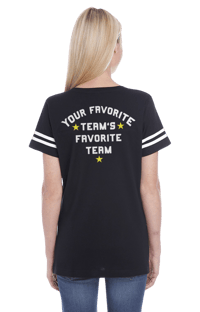 Image 1 of Your Favorite Team's Favorite Team Women's Football T-Shirt