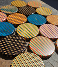 Image 1 of Recycled Skateboard Coasters