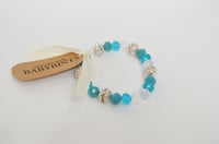 Image 3 of Crystal Blue Friendship Bracelet