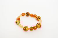 Image 2 of Brown Glass Bead Bracelet 