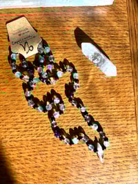 Capricorn Set: Clear Quartz, Fluorite & Black Onyx