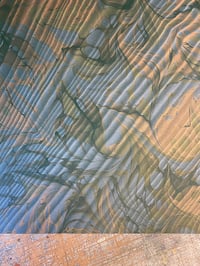 Image 3 of Marbled Arbelave Bookcloth - Green 