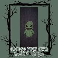 Image of Oogie Boogie Split / Engraving - Choose Your Mold & Shape