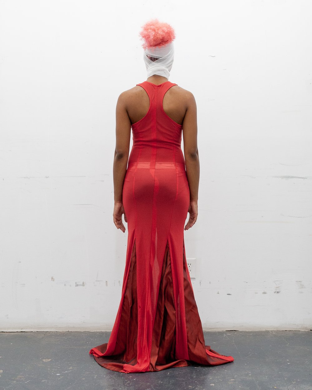 THE VESSEL TANK DRESS (DEEP SCARLET)
