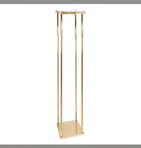Gold square shape stand 