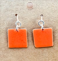 Image 2 of Neon square earrings 