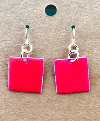 Image 4 of Neon square earrings 