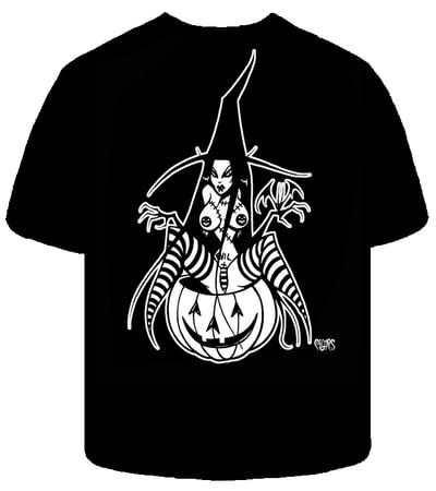 Image of  EVIL WITCH- Mens shirt - lg last shirt