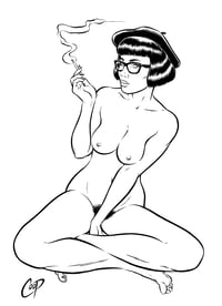 Image 1 of SMOKING NUDENIK Original Art