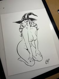 Image 2 of KNEELING WITCH #2 Original Art