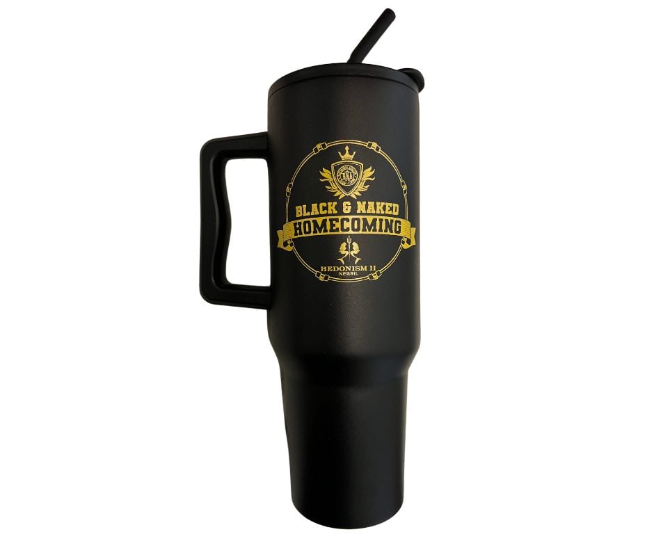 Image of Black & Naked Homecoming Stainless Steel Mug - 40 oz.