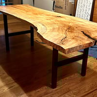Image 2 of Maple Live Edge Dining Room Table