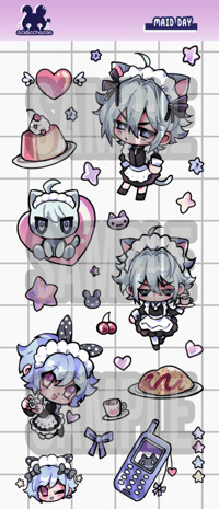 Maid Day sticker sheet [PREORDER]