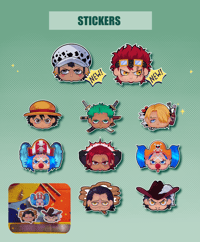 One Piece Stickers 