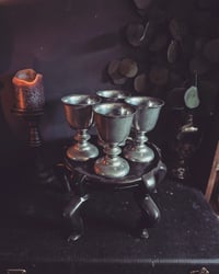 Image 1 of Pewter chalices