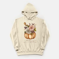 Image 2 of "Give Thanks/Pumpkin Dreams" Vintage Wash Medium Weight Hoodie| Comfort Colors | 2 Options