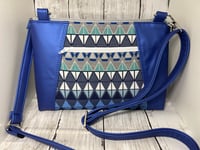 Sunshine crossbody bag-Shimmer blue
