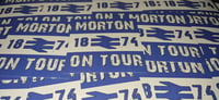 Image 1 of Pack of 20 Big 10x10cm Morton On Tour Football/Ultras Stickers.