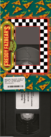 Image 1 of FIVE NIGHTS AT FREDDY'S MOVIE Custom VHS