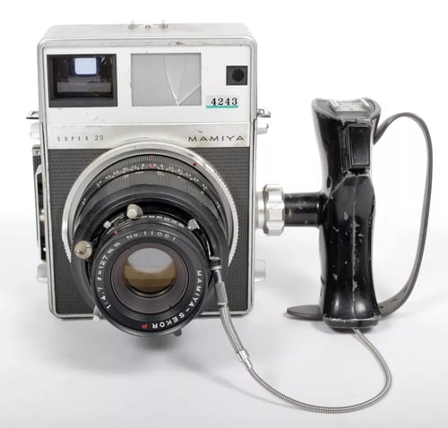 Image of Mamiya Super 23 6X9 camera + 6X7 back + 127mm F4.7 lens + 150mm lens #4243