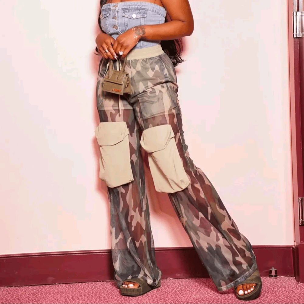 Image of Camo cargo pants 