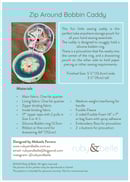 Image 2 of Zip Around Bobbin Caddy - Paper sewing pattern