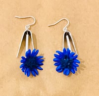 Image 3 of Flower earrings. Daffodil, Cornflower, Forget me Knot or Lily of The Valley.