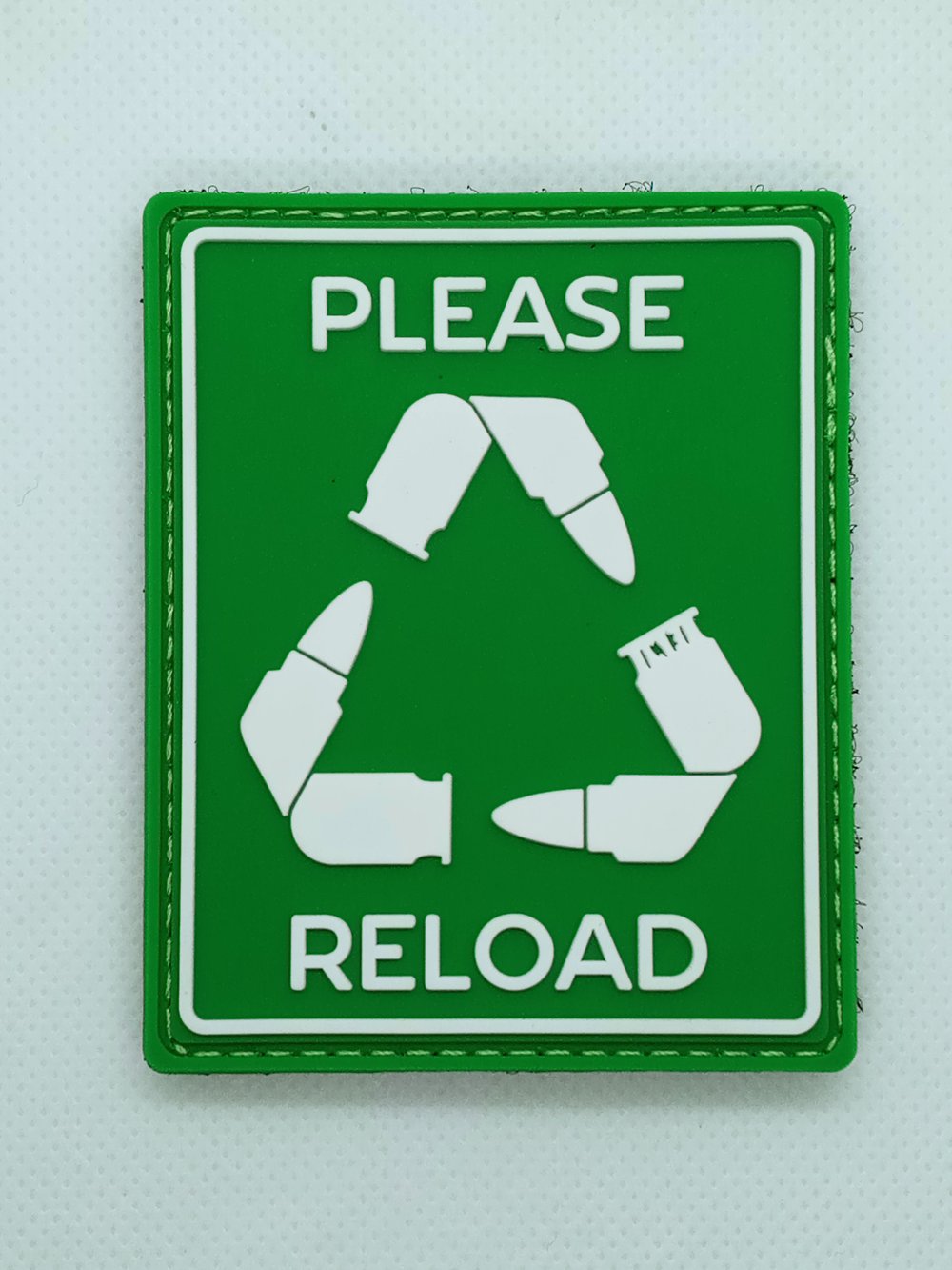 Image of "Please Reload" PVC Morale Patch