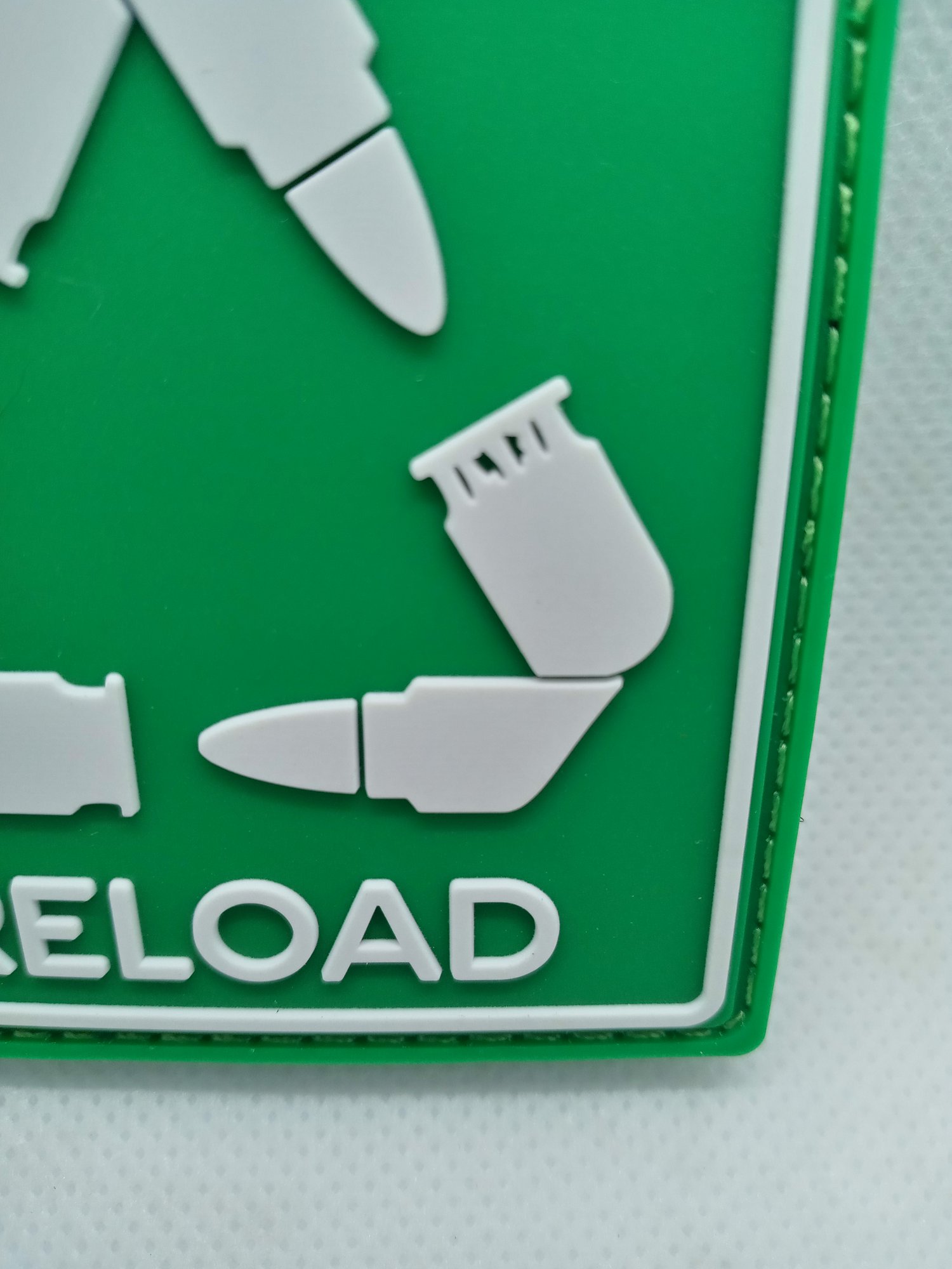 Image of "Please Reload" PVC Morale Patch