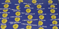 Image 1 of Pack of 25 10x5cm Kilmarnock Until Killie Football/Ultras Stickers.