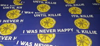 Image 2 of Pack of 25 10x5cm Kilmarnock Until Killie Football/Ultras Stickers.