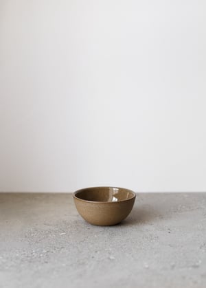 Image of Brown dip bowl