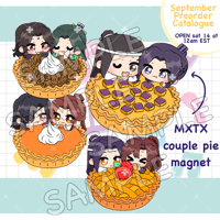 【PREORDER】Acrylic Couple Pie Magnets