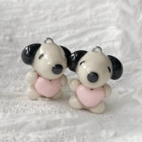 Image 1 of love snoopy charms