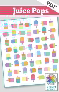 Image 1 of Juice Pops quilt pattern - PDF version