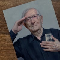 Image 1 of Limited Edition Print of Holocaust Survivor, John Adler