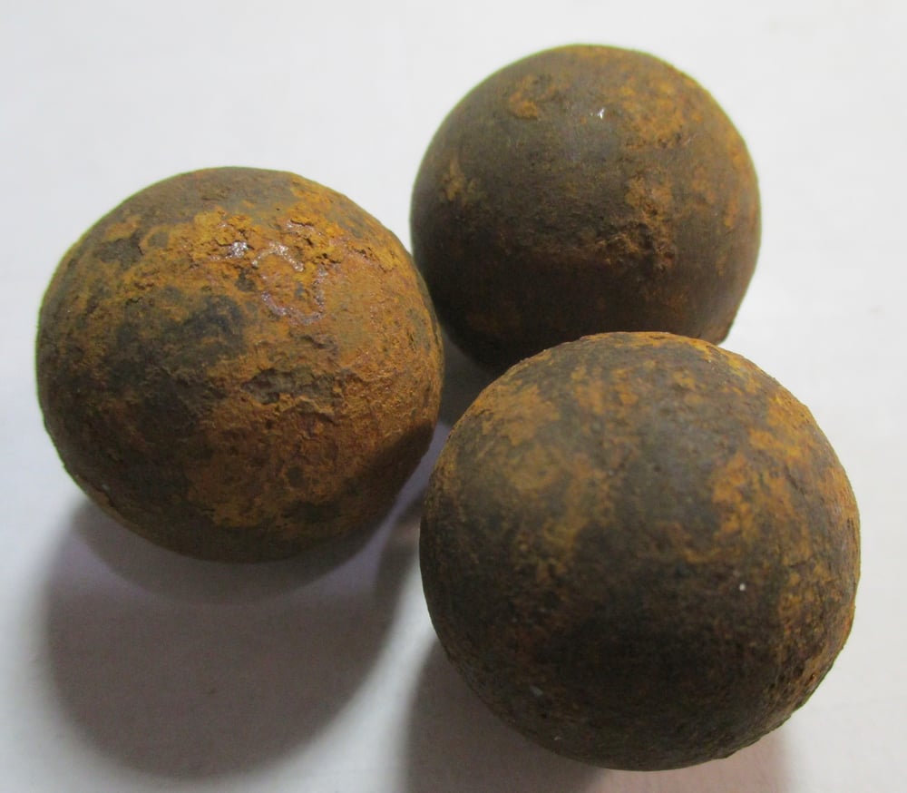 MARKED DOWN--LAST ONE Civil War Canister Balls (Mini Cannon Balls)  